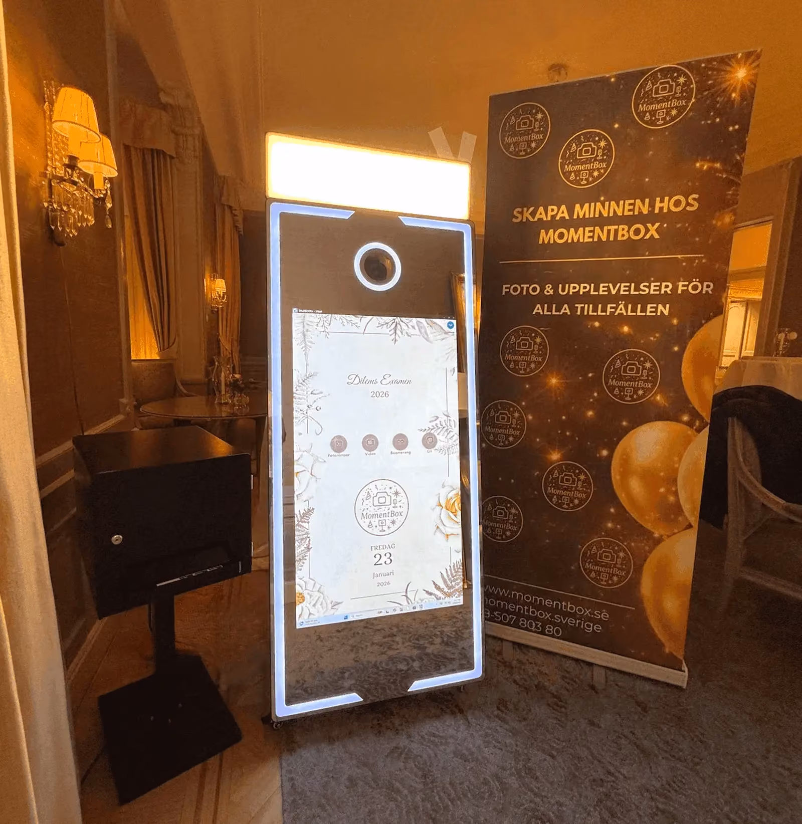 Mirror Photobooth hyrd till Sveriges Läkarförbund – fotobås till företagsevent Stockholm