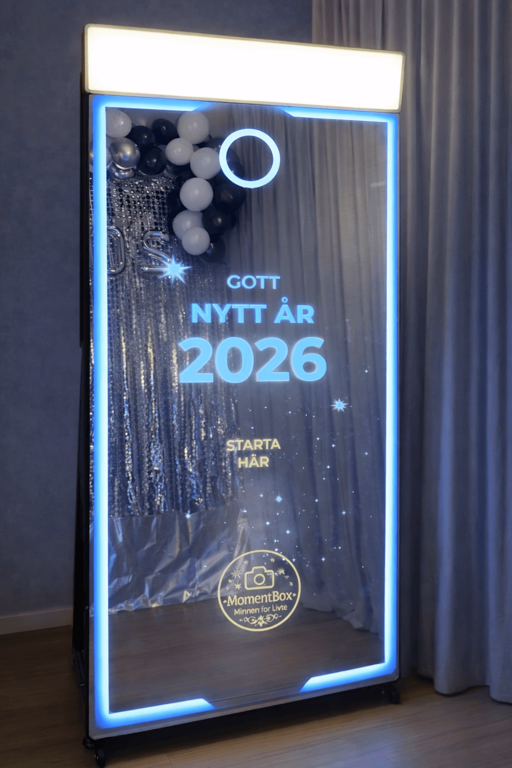 Mirror Photobooth på Nyårsevent i Stockholm