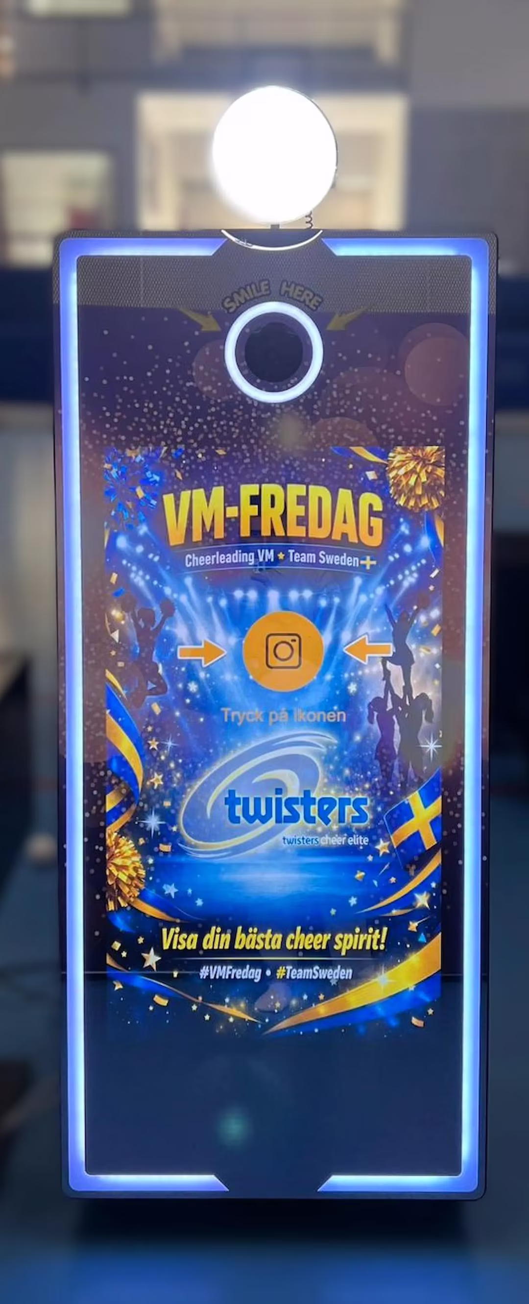 Spegelbås Cheerleading VM - Twisters