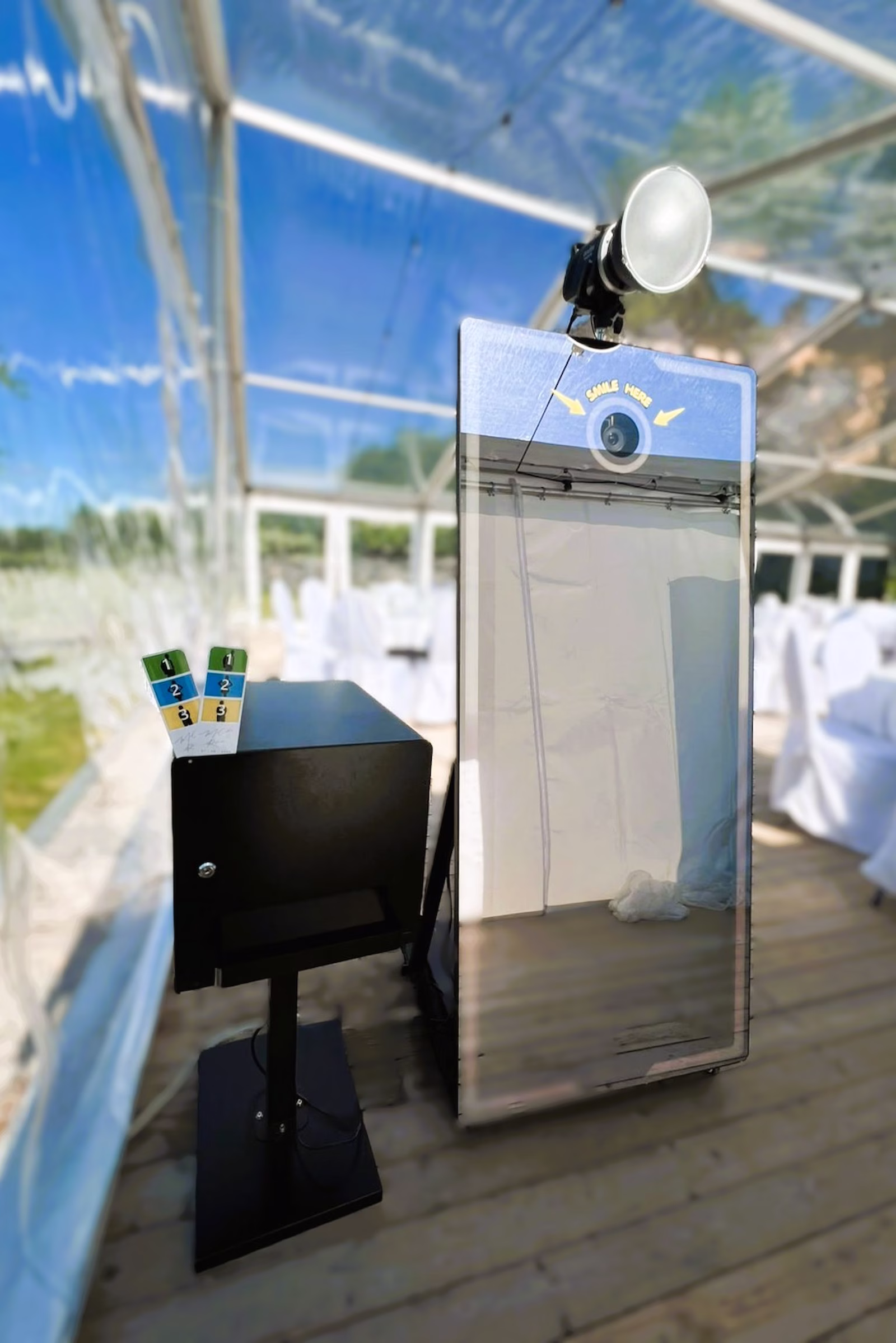 Mirror Photobooth till bröllop på Wenngarn Slott
